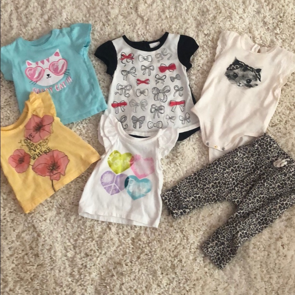 Worn ones 3-6 months Jessica Simpson and target